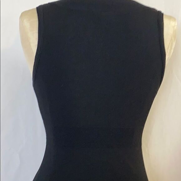 Ann Taylor Black Dress XSP Knit V-neckline - Picture 7 of 7